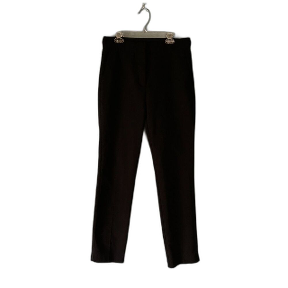 Zara classic black tailored dress pants with elastic back waist band size medium